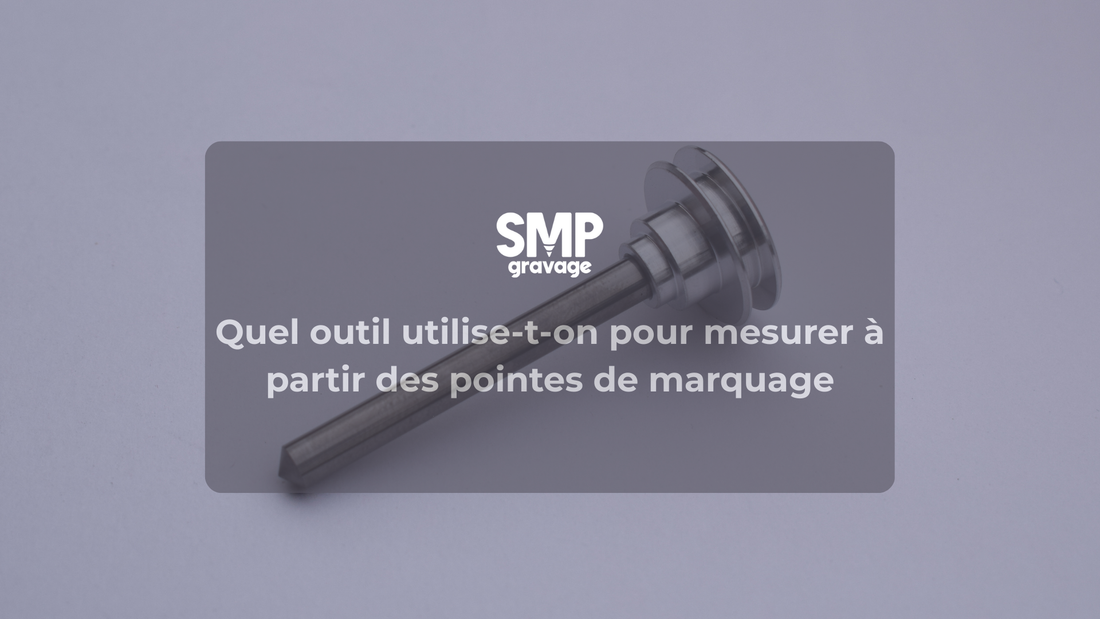 Quel outil utilise-t-on pour mesurer à partir des pointes de marquage ?